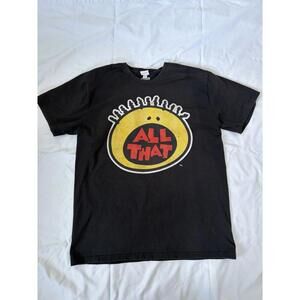 90s Retro Style Y2K Grunge Tee XL All That Nickelodeon Graphic Logo TV Show